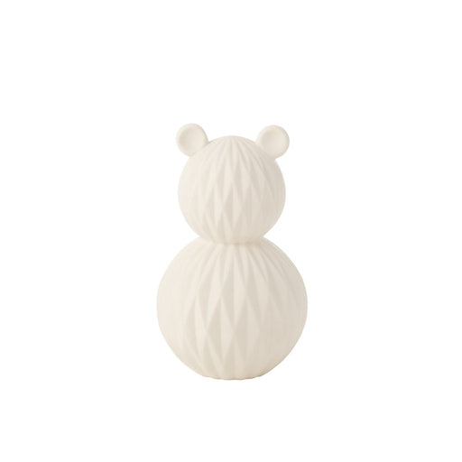 Tafellamp Beer Porcelain, Water, Glaze Wit 14x14x22 cm-Tafellampen-J-Line