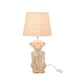 Tafellamp Beige Cement 22 cm 22x22x46 cm-Tafellampen-J-Line