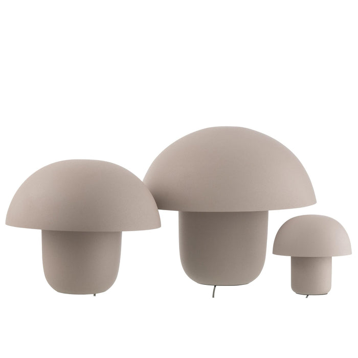 Tafellamp Beige Ijzer L 50 cm - Ijzer-Tafellampen-J-Line