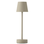 Tafellamp Beige Metaal 12 cm 11.5x11.5x37 cm-Tafellampen-J-Line