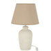 Tafellamp Beige Pvc 28 cm-Tafellampen-J-Line