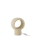 Tafellamp Beige Stoneware Cirkel 14 cm 14x23x27 cm-Tafellampen-J-Line