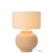 Tafellamp Beige Terracotta 46 cm 46x46x62 cm-Tafellampen-J-Line