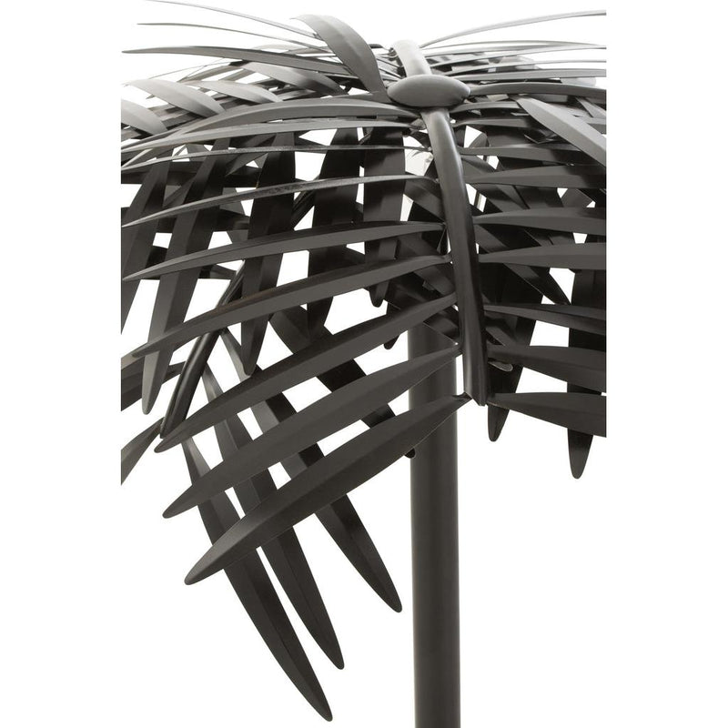 Tafellamp Blad Ijzer, Stainless Steel Zwart 60x60x73 cm-Tafellampen-J-Line