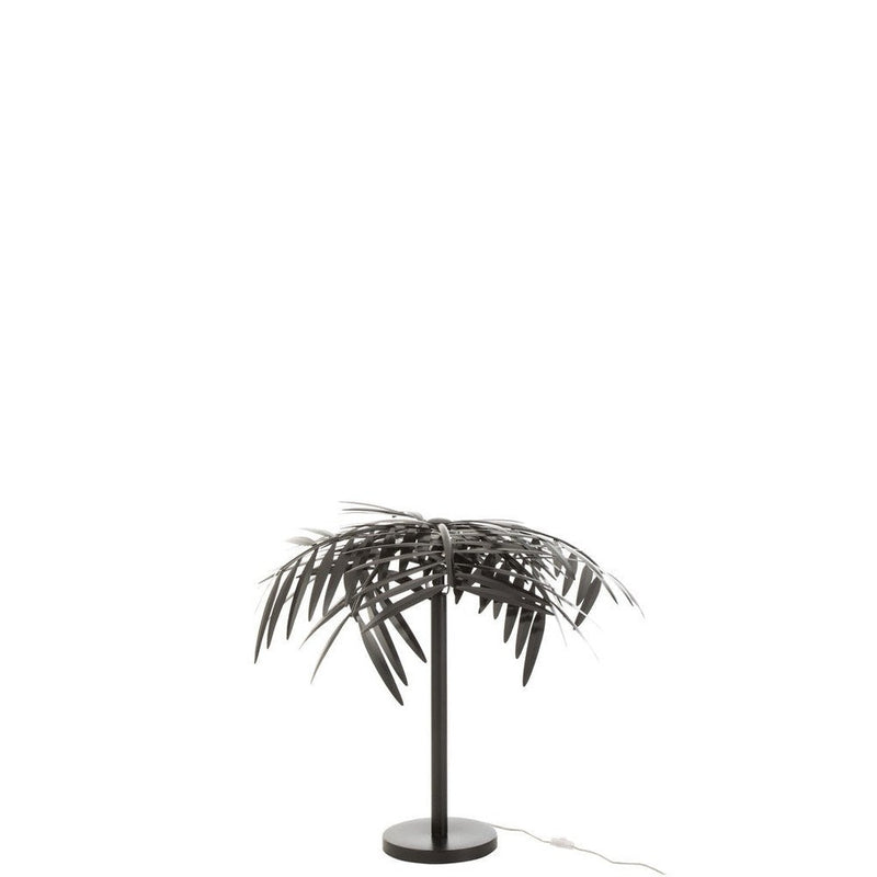 Tafellamp Blad Ijzer, Stainless Steel Zwart 60x60x73 cm-Tafellampen-J-Line