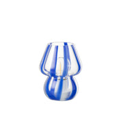 Tafellamp Blauw Glas S 11 cm 11x11x15 cm-Tafellampen-J-Line