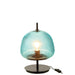 Tafellamp Blauw Glas S 25 cm 25x25x37 cm-Tafellampen-J-Line