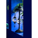 Tafellamp Blauw Metaal 30 cm-Tafellampen-J-Line