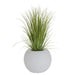 Tafellamp Bloempot Buiten Kunststof, Polypropylene, Metaal Wit-Tafellampen-J-Line