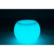 Tafellamp Bloempot Buiten Kunststof, Polypropylene, Metaal Wit-Tafellampen-J-Line