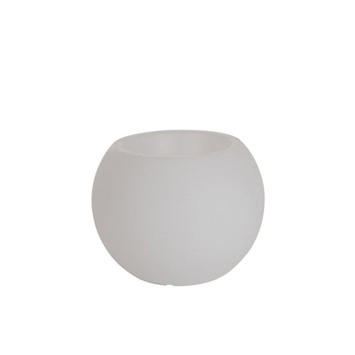 Tafellamp Bloempot Buiten Kunststof, Polypropylene, Metaal Wit-Tafellampen-J-Line