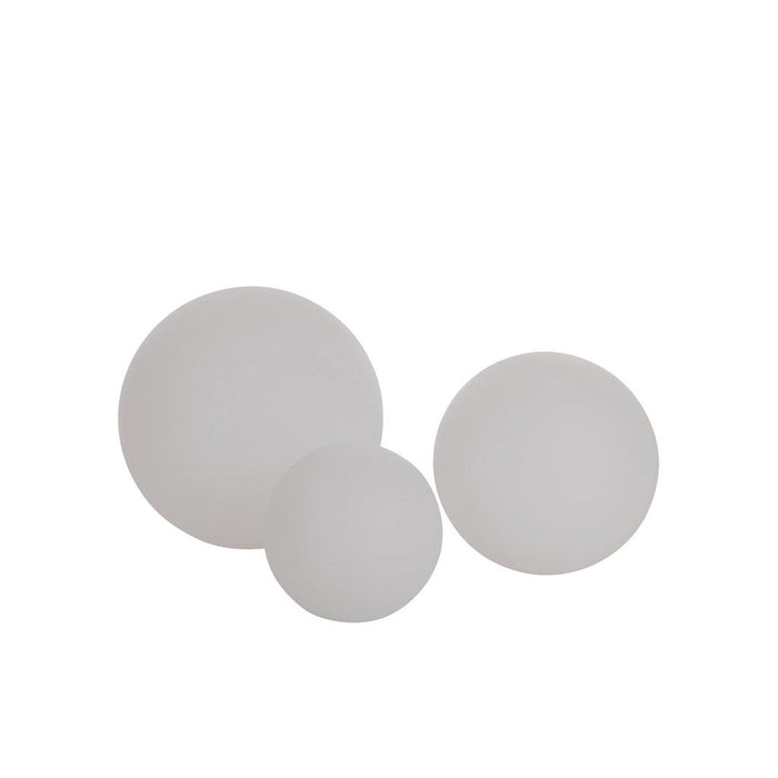 Lamp Wit Led light 50 cm Ball Outdoors-Tafellampen-J-Line