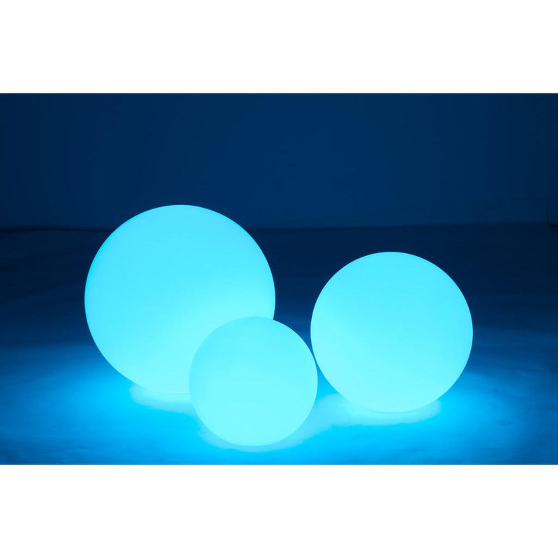 Tafellamp Bol Buiten Polypropylene, Kunststof, Metaal Wit-Tafellampen-J-Line