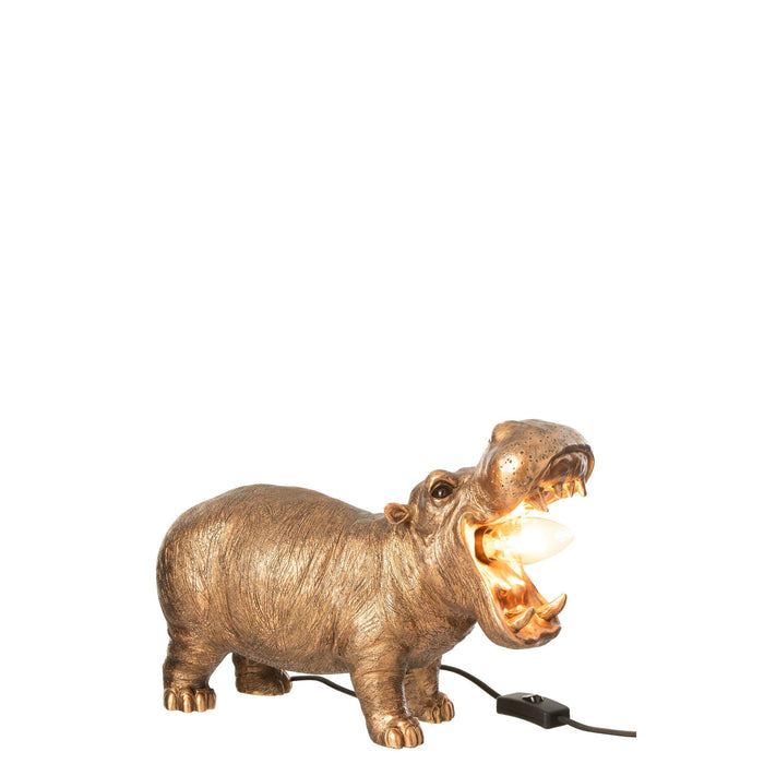 Tafellamp Bronze Stone Antiek 15 cm-Tafellampen-J-Line