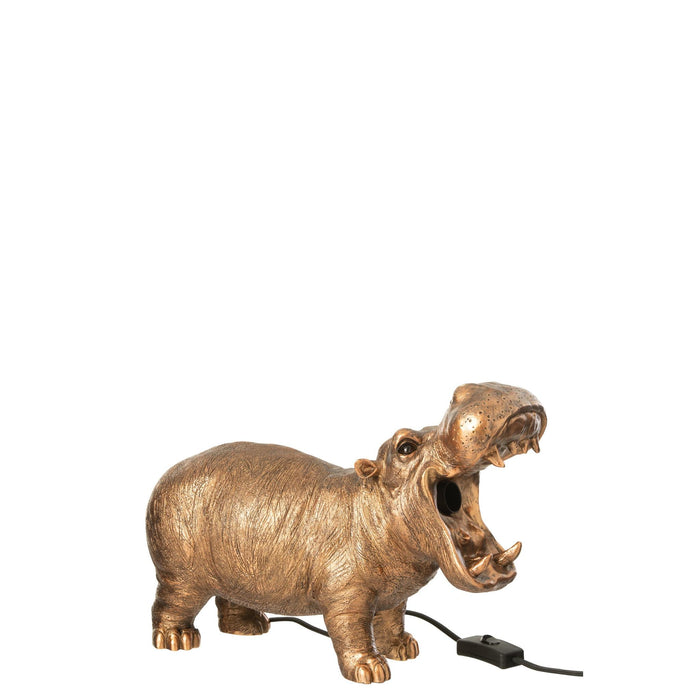 Tafellamp Bronze Stone Antiek 15 cm-Tafellampen-J-Line