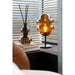 Tafellamp Bruin Glas 28 cm-Tafellampen-J-Line