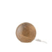 Tafellamp Bruin Glas Rond 20 cm 20x22x18.5 cm-Tafellampen-J-Line