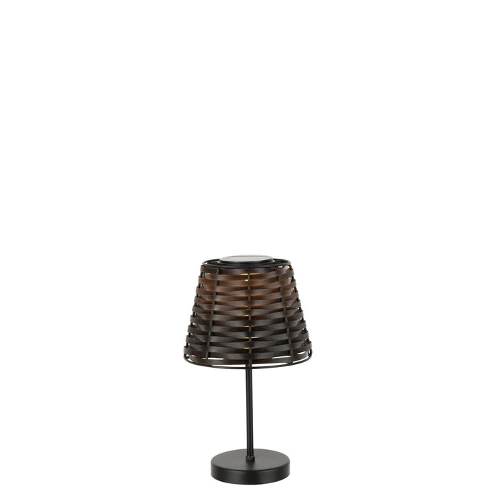 Tafellamp Bruin Kunststof 20 cm 19.5x19.5x31 cm-Tafellampen-J-Line