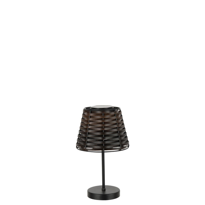 Tafellamp Bruin Kunststof 20 cm-Tafellampen-J-Line
