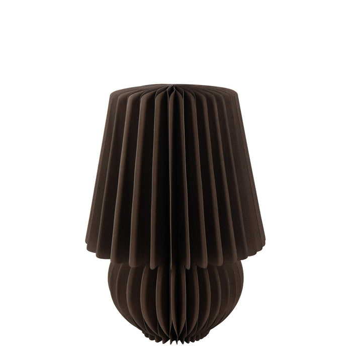 Hanglamp Lampenkap Bruin Paper 27 cm 27x27x38 cm-Hanglampen-J-Line
