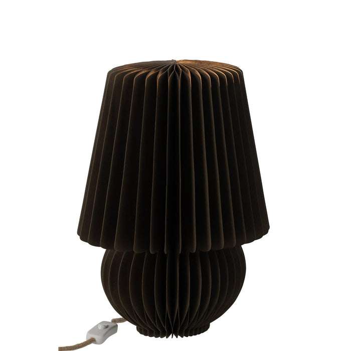 Hanglamp Lampenkap Bruin Paper 27 cm 27x27x38 cm-Hanglampen-J-Line