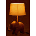 Tafellamp Bruin Polykunsthars 26 cm-Tafellampen-J-Line