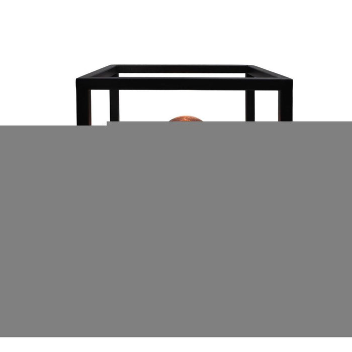 Tafellamp Fremont vierkant frame - 26x26x26 - Gepoedercoat zwart - Metaal-Tafellampen-HSM Collection