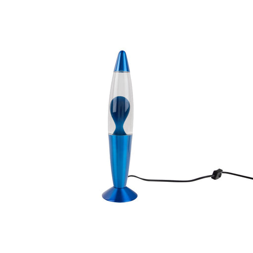 Tafellamp Funky Rocket Lava - Blauw - Ã˜8.6x35.5cm-Tafellampen-Leitmotiv