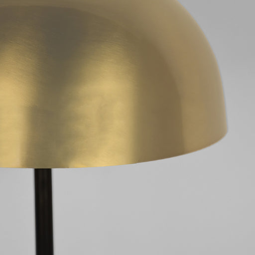 Tafellamp Globe Uitgevoerd Metaal Antiek Goud 32x32x53 cm-Tafellampen-LABEL51