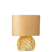 Tafellamp Goud Glas 17 cm 17.2x17.2x23 cm-Tafellampen-J-Line
