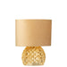 Tafellamp Goud Glas 17 cm 17.2x17.2x23 cm-Tafellampen-J-Line