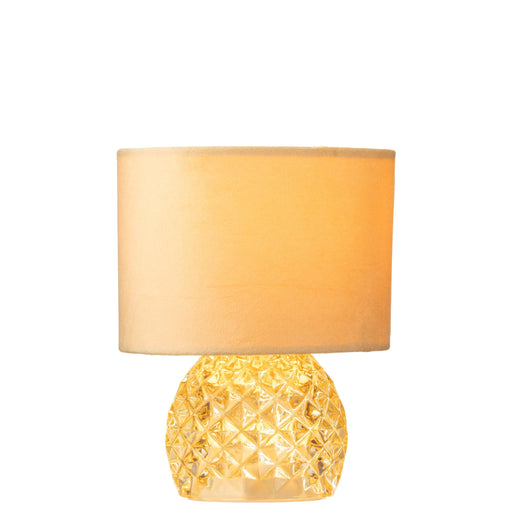 Tafellamp Goud Glas 17 cm 17.2x17.2x23 cm-Tafellampen-J-Line