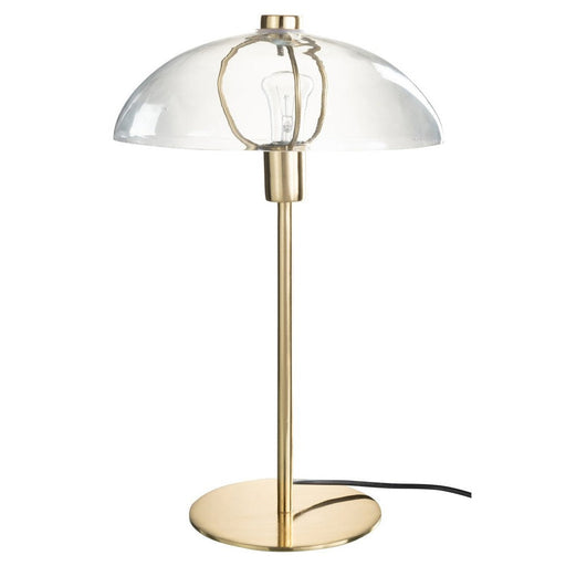 Tafellamp Goud Glas 32 cm 32x32x48 cm-Tafellampen-J-Line