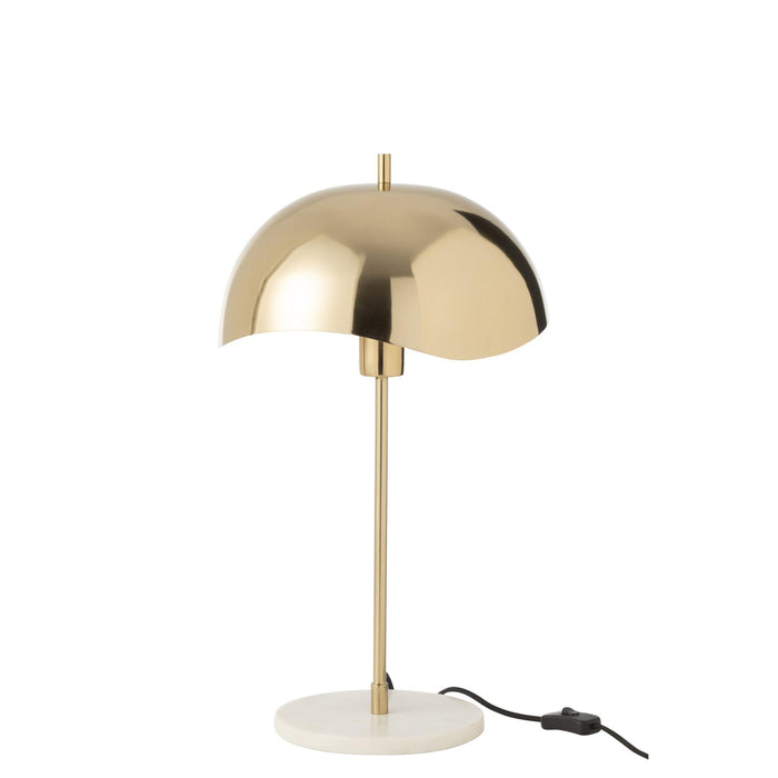 Tafellamp Goud Ijzer 30 cm - Ijzer,marmer-Tafellampen-J-Line