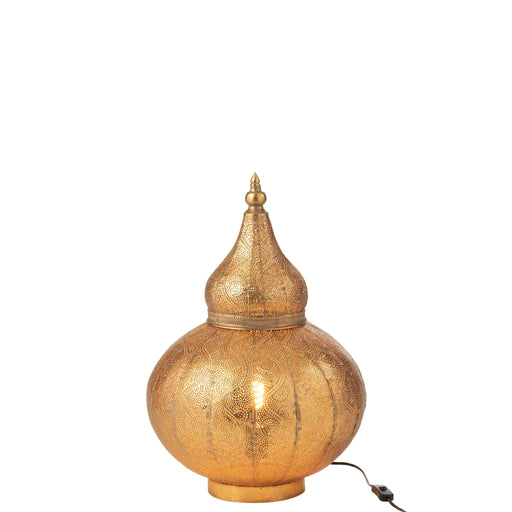 Tafellamp Goud Ijzer S 40 cm 40x40x59.5 cm-Tafellampen-J-Line