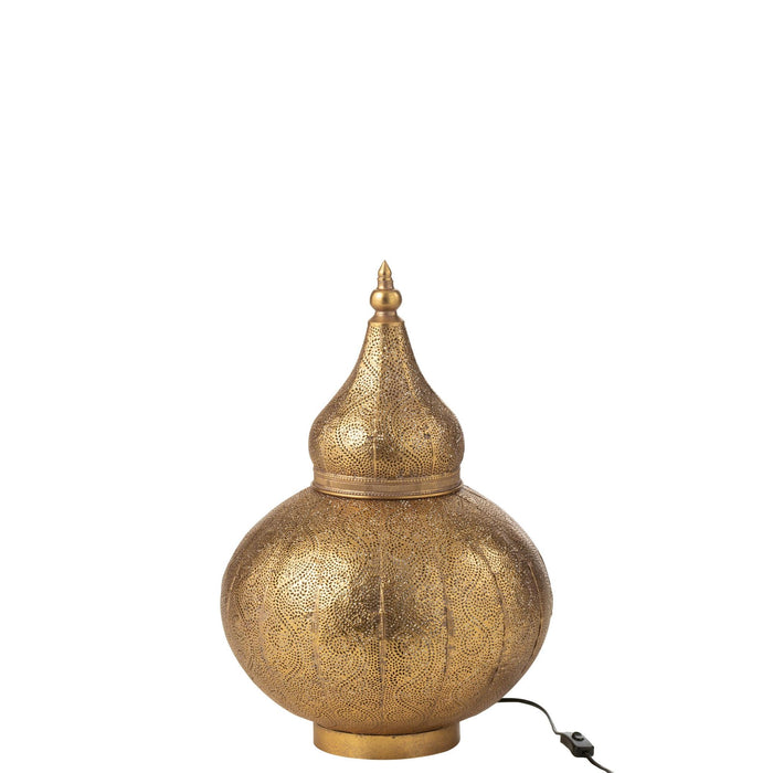 Tafellamp Goud Ijzer S 40 cm-Tafellampen-J-Line