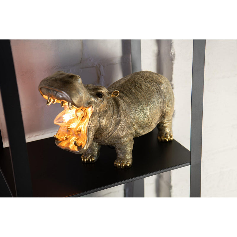 Tafellamp Goud Kunsthars 15 cm 15x37.5x25 cm-Tafellampen-J-Line
