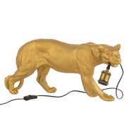 Tafellamp Goud Kunsthars L 16 cm 16.5x58x26.5 cm-Tafellampen-J-Line
