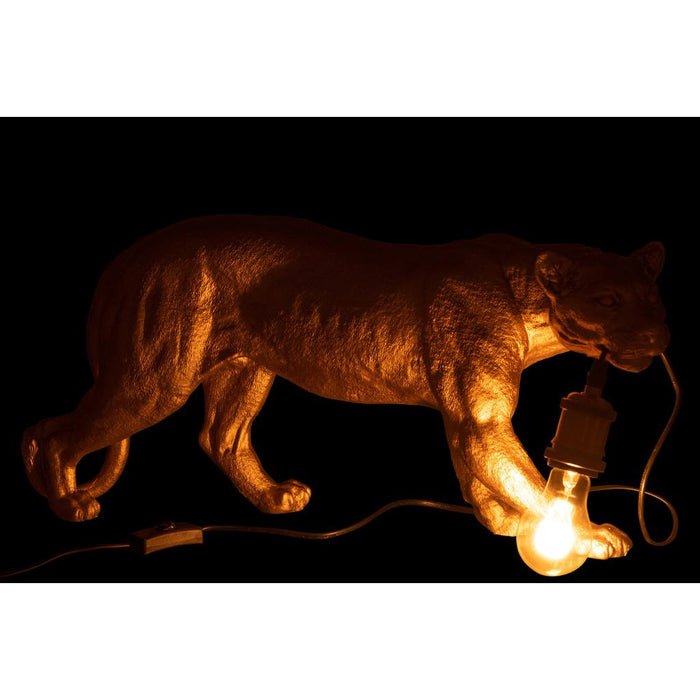 Tafellamp Goud Kunsthars L 16 cm-Tafellampen-J-Line