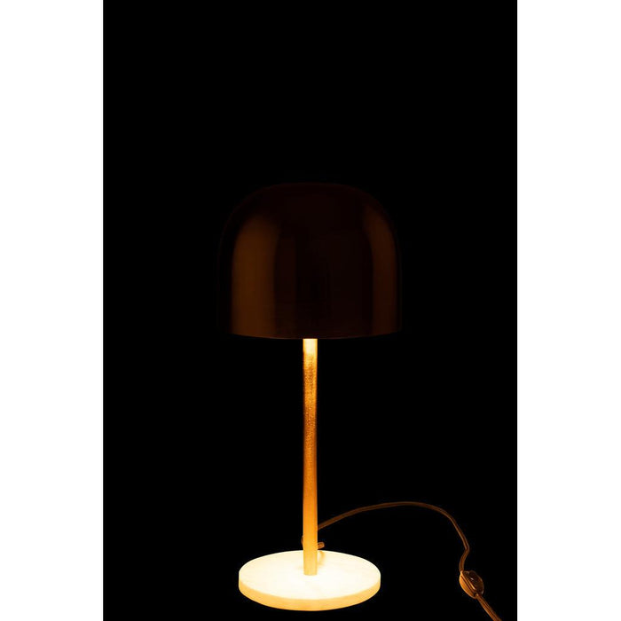 Tafellamp Goud Marmer 20 cm 20.5x20.5x49 cm-Tafellampen-J-Line