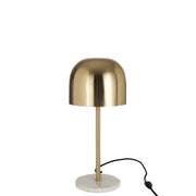 Tafellamp Goud Marmer 20 cm 20.5x20.5x49 cm-Tafellampen-J-Line