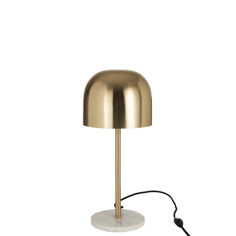 Tafellamp Goud Marmer 20 cm 20.5x20.5x49 cm-Tafellampen-J-Line
