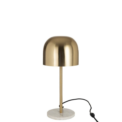 Tafellamp Goud Marmer 20 cm 20.5x20.5x49 cm-Tafellampen-J-Line