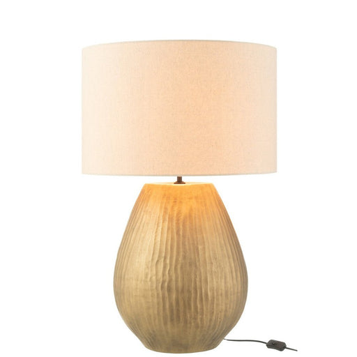 Tafellamp Goud Paint Rond 56 cm 55.5x55.5x85 cm-Tafellampen-J-Line