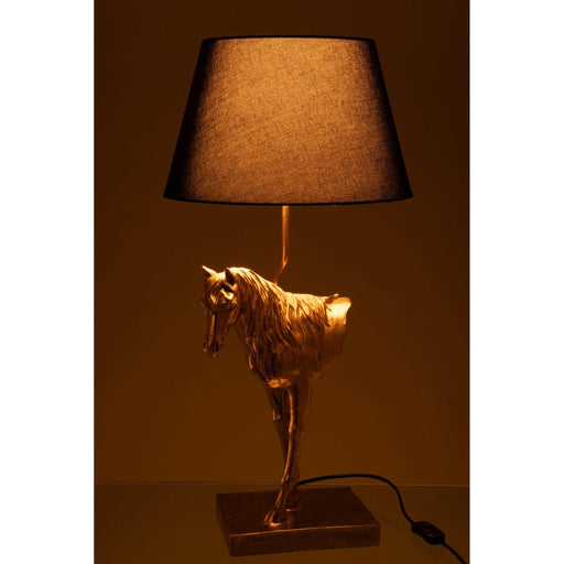 Tafellamp Goud Polykunsthars 36 cm 35.5x35.5x70 cm-Tafellampen-J-Line