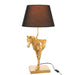 Tafellamp Goud Polykunsthars 36 cm 35.5x35.5x70 cm-Tafellampen-J-Line