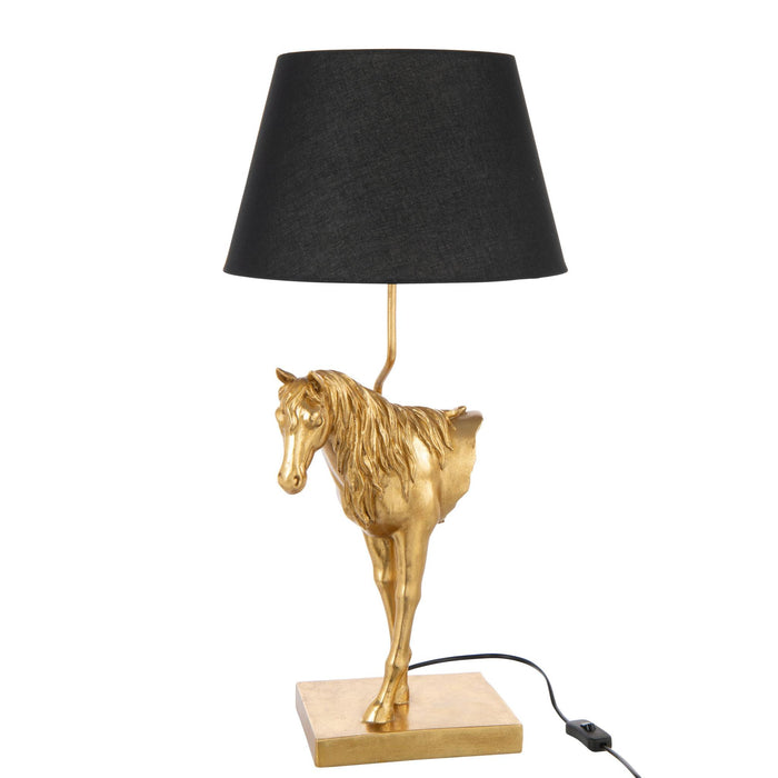 Tafellamp Goud Polykunsthars 36 cm-Tafellampen-J-Line