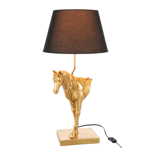 Tafellamp Goud Polykunsthars 36 cm-Tafellampen-J-Line