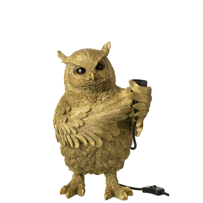 Tafellamp Goud Stone 23 cm-Tafellampen-J-Line