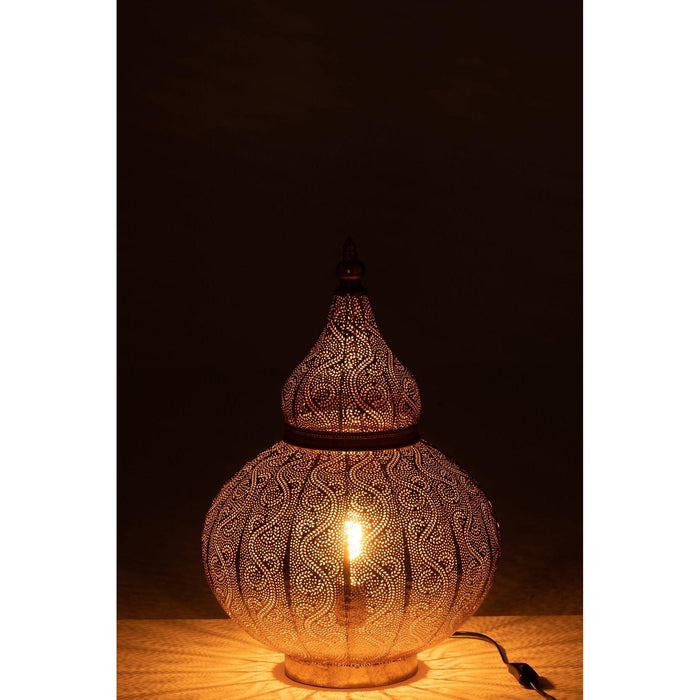 Tafellamp Goud ijzer S 40 cm 40x40x59.5 cm-Tafellampen-J-Line